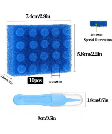 200 PCS Baby Nasal Aspirator Hygiene Filters | NoseFrida Compatible | Nose Cleaning Tweezer Included - Buy Online on SooperMarket.com