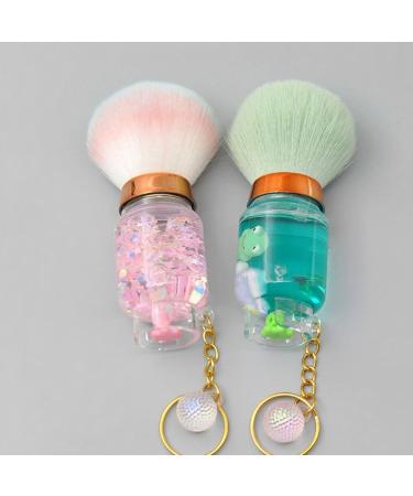 FOMIYES Powder Brush Women Blush Brush Face Makeup Brush Portable Nail Dust Brush Precision Highlighter Brush Travel Facial Makeup Blush Brush Green - Buy Online on SooperMarket.com