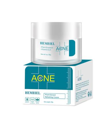 Herbal Acne Cream Anti Acne Face Cream Anti Acne Treatment with Centella And Licorice Extract Spot Cream For Blackheads And Acne Prone Skin Reduces Spot Size Face Moisturiser For All Skin Types