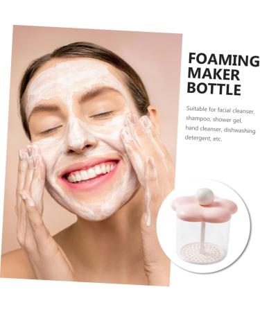 minkissy Facial Cleanser Foamer Tool Face Wash Hair Shampoo Face Cleanser Simple Foaming Bottle Facial Cleanser Foams Maker Cleanser Foam Maker Bubble Maker Household Pink Pp Travel 10.20X9.00X7.60CM Pink - Buy Online on SooperMarket.com