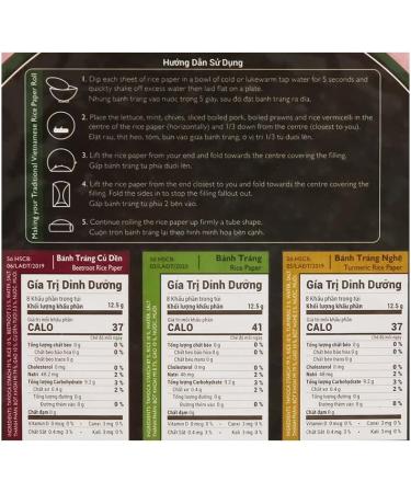 Lyan Mekong River Rice Paper Three Colours 16cm 300g - Buy Online on SooperMarket.com