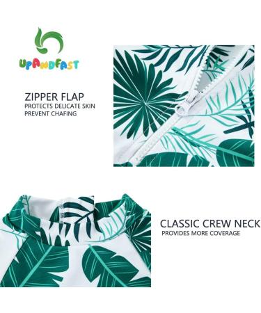UPF 50+ Baby Boy Swimsuit Set with Sun Hat | 12-18 Months | Leaf Design - Buy Online on SooperMarket.com