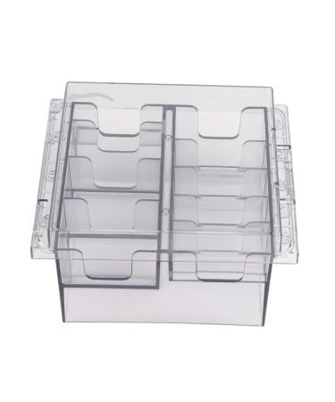 Clipper Comb Holder Guide Comb Storage Box Limit Comb Storage Box Salon Hair Clipper Positioning Caliper Comb Partition Organizer Case for Hair Trimmer(#1)