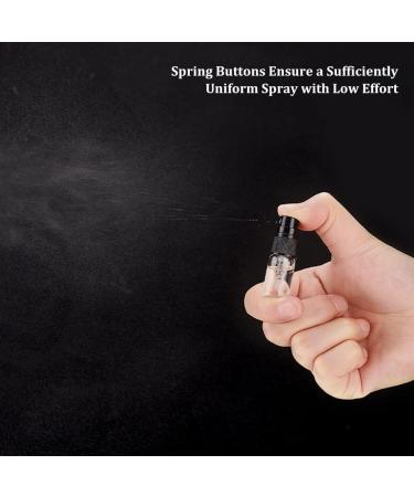 Benecreate 40 Pack 2ml Mini Spray Bottles - Refillable Sample Bottles for Perfume Lotion & Travel - Includes 10 Pipettes & 4 Funnels - Perfect for On-the-Go Use - Buy Online on SooperMarket.com