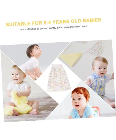 iBasenice 1pc Diaper Skirt: Anti-Leak, High-Waisted, Reusable Nappy Pants for Toddler - Green - Buy Online on SooperMarket.com