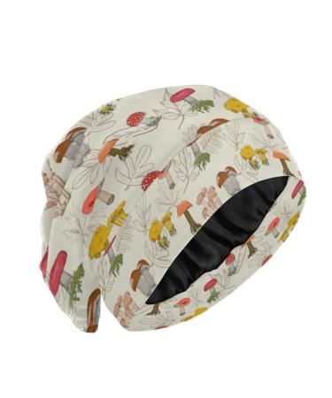 Slouchy Beanie Sleep Cap Lightweight Cozy Night Caps Head Cover for Sleeping Medium Multi11