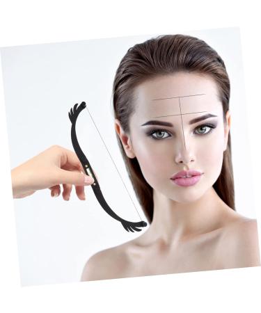 Beavorty 5pcs eye brow shaping kit white eyebrow ruler mapping level ruler eyebrow line aluminum alloy - Buy Online on SooperMarket.com