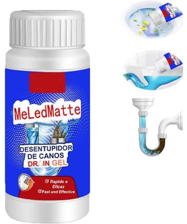 Powerful Pipe Dredging Agent Sink and Drain Pipe Dredging Powder Pipe Dredge Agent Sink Drain Cleaner Meledmatte Toilet Drain Cleaner Kitchen Toilet Pipeline Quick Cleaning Tool (1 Pcs)