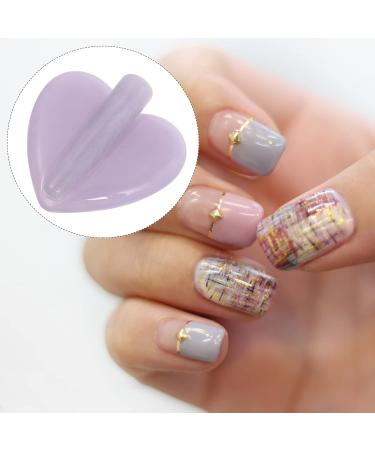 FOMIYES 1pc Nail Stickers Nail Art Bending Tool Nail Bending Nail Sticker Press Embossing Tool Metal Frame Bending Nail Art Nail Decoration 3d Japanese Resin Purple 5x5.5cm Purple - Buy Online on SooperMarket.com