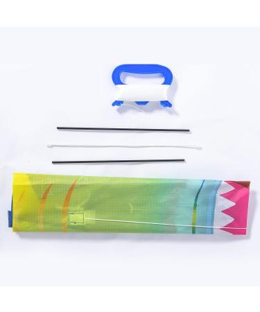 Nuoada Shark Kite for Kids and Adults - Easy-to-Fly Beginner Kite with Long Tail for Outdoor Beach Fun - Includes 270ft Kite Line and Bag - Buy Online on SooperMarket.com