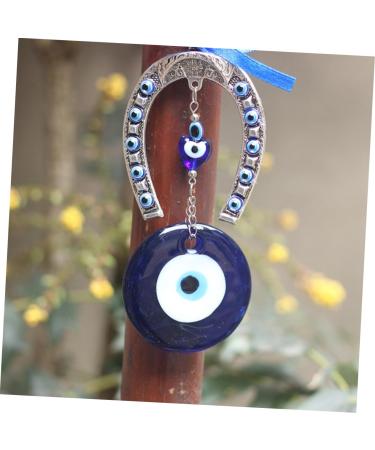 Zerodeko 1pc Blue Eyes Pendant Turkish Evil Eye Beads Birthday Gift Crystals Beads Wallet Keychain Decor Turkish Devil s Eye Pendant Devil Eye Diamond Driving Recorder Alloy - Buy Online on SooperMarket.com