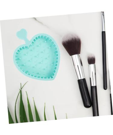 Buy NOLITOY Silicone Makeup Brush Cleaning Pad - Foldable 12x9cm Light Green - Best Beauty Tool for Cleaner Brushes - Buy Online on SooperMarket.com