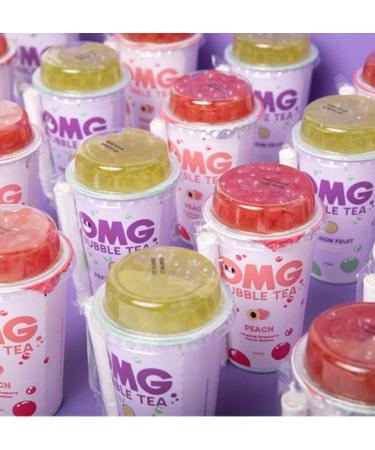 GITABI OMG BUBLE TEA 10x270ML - Normal Is Boring Fruit Bubble Tea Kit with Bubbles and Straws Set Passion Fruit Syrup and Popping Apple Flavour Bubbles - Buy Online on SooperMarket.com