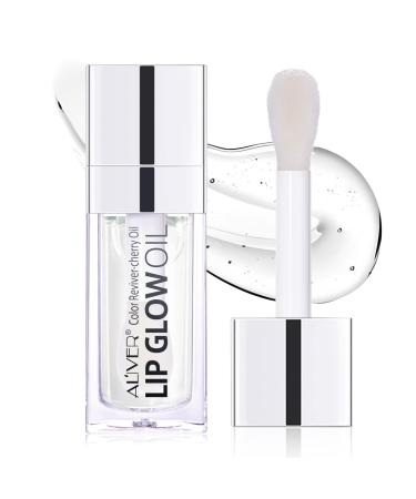 SBHEANGBA Moisturizing Lip Oil No-Sticky Lip Gloss Tinted Lip Balm Lip Care Long Lasting Clear Liquid Lipsticks Plump Lip Glow Oil For Dry Lip's Moisturizing Hydrating And Nourishing 06# Transparent