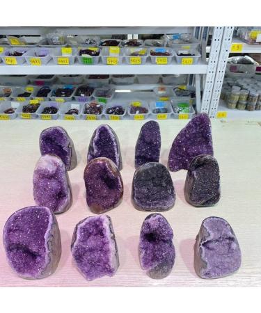 Pakmez Wholesale Natural Stones Quartz Crystal Clusters Amethyst geode for feng Shui 1pc (Color : 1300g-1500g) - Buy Online on SooperMarket.com