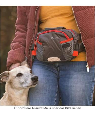 iEnergy PAT Dog Walking Bag - Heavy Duty Dog Treat Pouch for Training - Waist Belt for Men & Women - Pink - Buy Online on SooperMarket.com