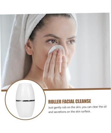 WOFASHPURET 1pc Facial Oil Absorbing Ball Face Cleaning Makeup Gadgets Face Makeup Oil- Absorbing Roller Make up Kit Ice Face Roller Skin Care Beauty Instrument The Face White Volcanic Mud White 5x2.8cm - Buy Online on SooperMarket.com