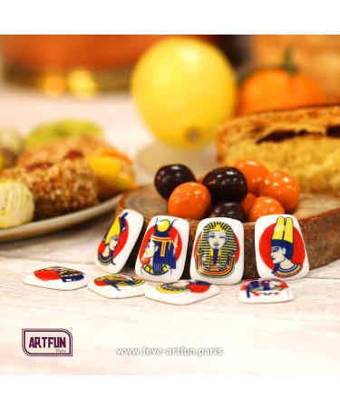 ArtFun Pack Epiphany 100 BEANS of Galette des Rois Au Fil du Nile - Feves des Rois Premium - Buy Online on SooperMarket.com