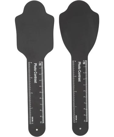 2-Piece Dentistry Intraoral Photo Contrast Board - High-Temperature 134 C with Scales Design | International Shipping - Buy Online on SooperMarket.com
