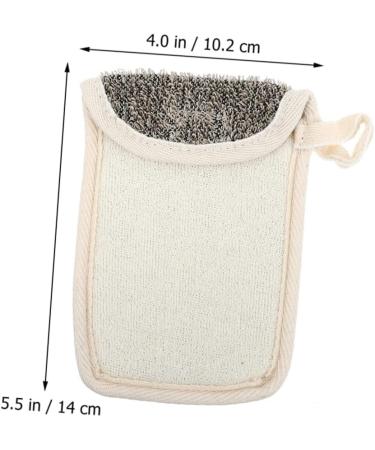 PLAFOPE 2pcs Black Linen Soap Bag Soap Mesh Pouch Bar Soap Pouch Drawstring Soap Bag Soap Mesh Holder Flax - Buy Online on SooperMarket.com