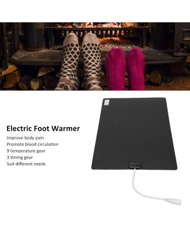 Buy Heated Floor Mat for Feet - Adjustable Electrical Foot Warmers with Remote Control | Waterproof Infrared Heating Pad (9 Temperature Levels) - Ideal Portable Foot Heating Solution for Comfort! - Buy Online on SooperMarket.com