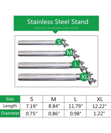 Litewood Stainless Steel Bird Perch Stand Cage Shelf for Parakeet Cockatiel Conure African Grey Macaw - 11.79x0.98inch - Buy Online on SooperMarket.com