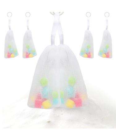 Facial Cleaning Foam Net Set - 2PC Mesh Soap Bag & Sponge Bladder Bubble Maker for Effective Facial Wash - Buy Online on SooperMarket.com