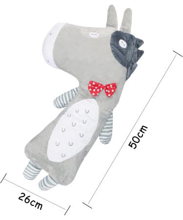 Car Seat Belt Cover for Kids Soft Comfort Seat Belt Shoulder Pad Safety Shoulder Strap Cushion Shoulder Protector Travel Pillow Head Neck Support Universal Fit Car Accessories for Children Boys Girls Grey Cow - Buy Online on SooperMarket.com