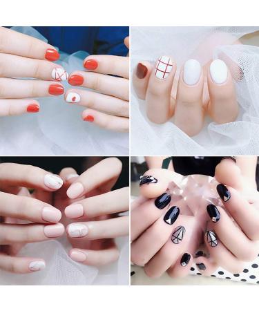 LEQ Dual-Ended Nail Design Brush | Rhinestone Handle UV Gel Nail Art Tool - Buy Online on SooperMarket.com