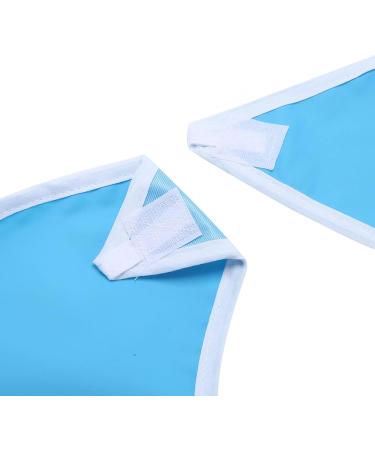 Adult Bib Waterproof Adult Elder Mealtime Bib Clothes Clothing Protector Dining Aid Ideal for Inconvenience People(Sky Blue) - Buy Online on SooperMarket.com