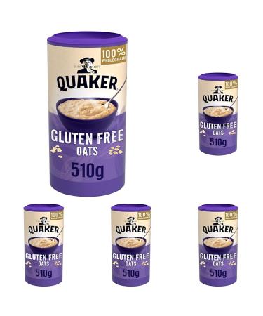 Quaker Gluten Free Original Porridge Oats 510 g (Pack of 5)