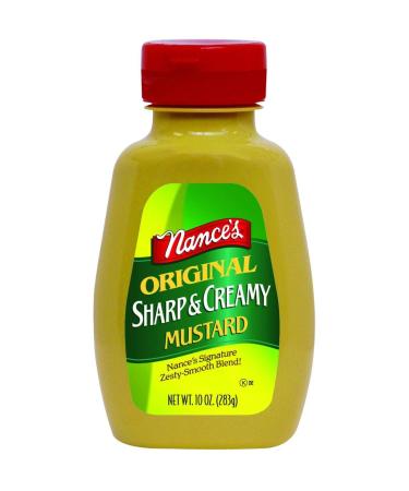 Nance's Mustard Sharp & Creamy, 10 Ounce (Pack of 3)
