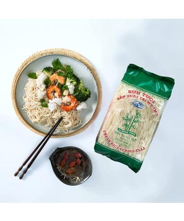 Buy Bamboo Tree Fresh Rice Vermicelli (2 x 400g) - Authentic Asian Noodles for Fast Shipping Internationally - Buy Online on SooperMarket.com