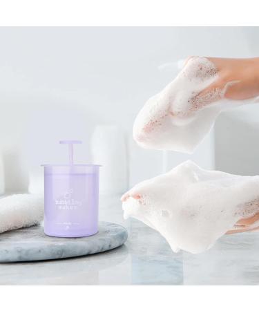 Foam Maker | Face Cleanser Foaming Bottle Bubble Foamer | Ergonomic Pump Facial Cleansing Tool Cleansing Foaming Maker for All Skin Types Purple - Buy Online on SooperMarket.com