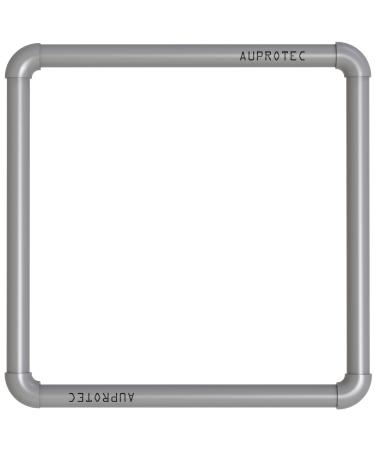 Auprotec feed ring for pond garden pond feed ring for pond fish floating 30cm - 70cm with a holding rope Selection: Fish feed ring square 50cm gray 50 cm