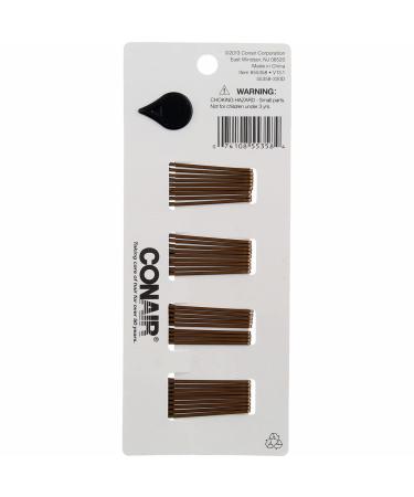 Conair Styling Essentials Mini Pins Brown 36 Count - Secure and Stylish Hair Accessories - Buy Online on SooperMarket.com