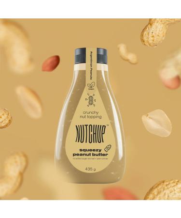 Nutchup | Creamy Peanut Butter Squeeze Bottle | Delicious Topping for Pancakes Waffles Ice Cream & More | 435g Crunchy Flavor | Shop Internationally - Buy Online on SooperMarket.com