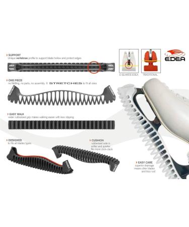 Edea Figure Skates E-Guards - Elegant Black (Medium) | High-Quality Skate Blade Protectors - Buy Online on SooperMarket.com