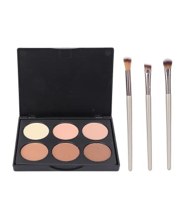 Shop 6-Color Matte Eyeshadow Palette | Professional Makeup Kit with Brushes & Bag - International Shipping Available - Buy Online on SooperMarket.com