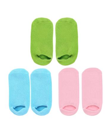 Beaupretty 3 pairs Foot Moisture Gauming Socks Moisturizing Gelsock Socks Socks Socks Spaming Socks overnight overnight Sockets overnight Sockets overnight Nuts