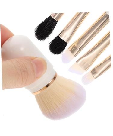 Buy Makeup Brush Set for Women - Portable Nanofiber Cosmetic Brushes - Ideal for Travel & Face Makeup - 10.6x5cm White - Buy Online on SooperMarket.com