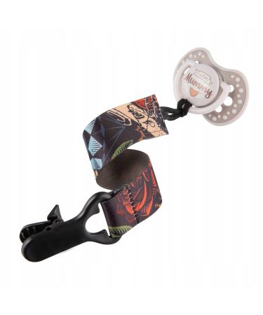 LOVI Pacifier Strap - Trendy Design Comfortable Fit Solid Clip Brown - Shop Internationally! - Buy Online on SooperMarket.com