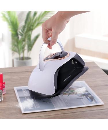 Fahani 168W LED UV Nail Lamp for Gel Polish | Professional Nail Dryer with 36 UV Lights & Infrared Sensing | 4 Timers | Includes 12 Pcs Manicure/Pedicure Set | Portable Nail Art Curing Lamp - Buy Online on SooperMarket.com