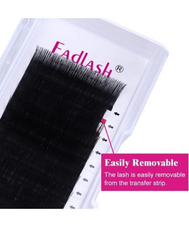 Fadlash Easy Fan Lashes C Curl 0.03 13-16mm Mixed Length Russian Eyelashes - Natural Self Fanning Blooming Extensions - Buy Online on SooperMarket.com