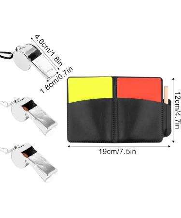 VFANDV Referee Set - Complete Football Referee Accessories with Yellow & Red Cards for Sports Coaching - Buy Online on SooperMarket.com