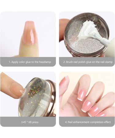 Beaupretty Nail Stamp Set - Acrylic & Silicone Nail Art Tools for DIY Manicure | French Pebble Gel - International Shipping Available - Buy Online on SooperMarket.com
