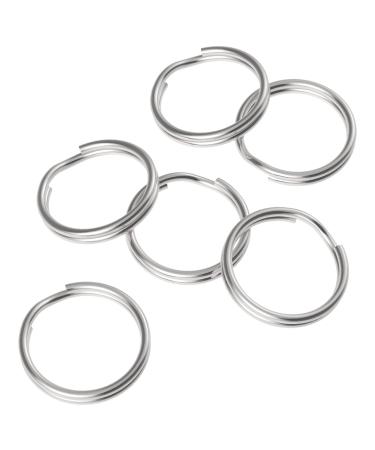 Pawfly 100 Pack 1/2 Inch Mini Split Jump Ring with Double Loops Small Metal Rings Connectors for Jewelry Necklaces Bracelets Earrings Crafts Ornaments and DIY Arts 1/2 Inch 100 PCS