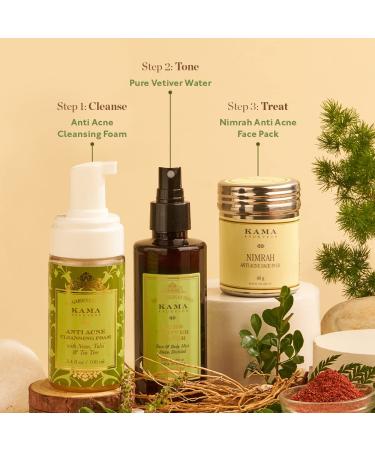 Kama Ayurveda Anti Acne Cleansing Foam - 100ml | Natural Acne Treatment | International Shipping Available - Buy Online on SooperMarket.com
