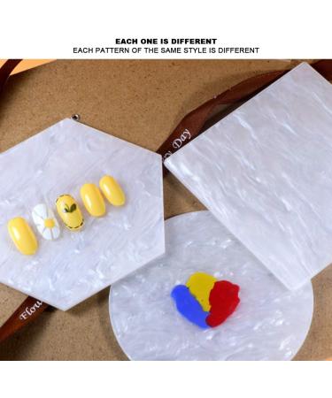 Dekaim Nail Art Plate Kit - Resin Polish Mixing Tool for Manicure & DIY Nail Designs - Buy Online on SooperMarket.com
