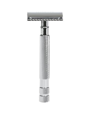 Fendrihan Steeles Double Edge Safety Razor - Twisted Lined Handle for Precision Shaving | International Shipping Available - Buy Online on SooperMarket.com